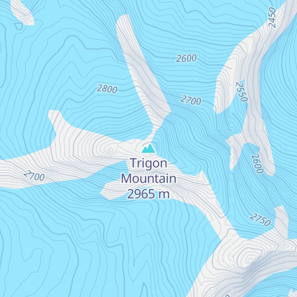 Map of Trigon Mountain