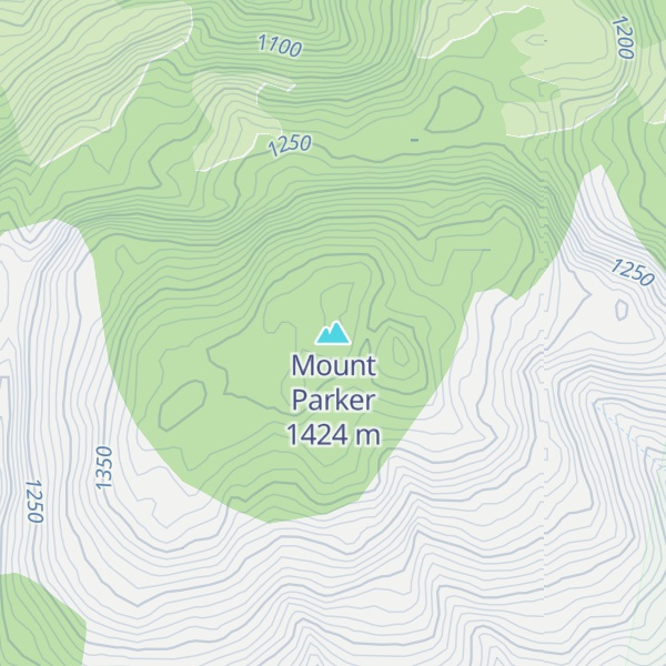 Map of Mount Parker
