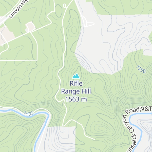 Map of Rifle Range Hill