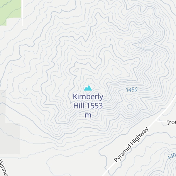 Map of Kimberly Hill