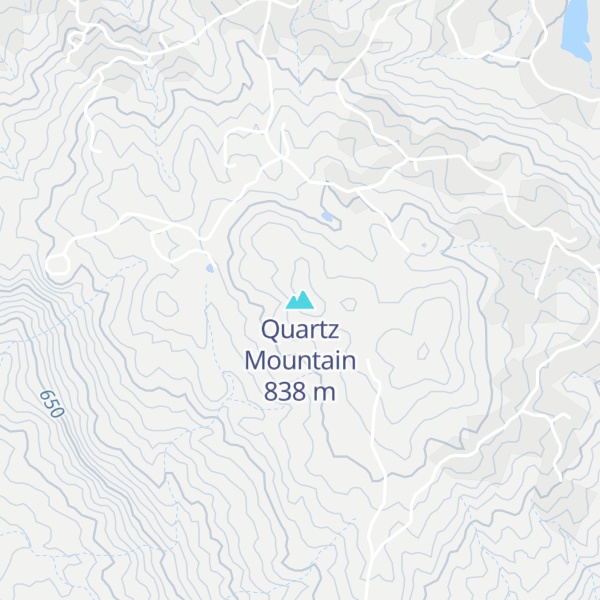 Map of Quartz Mountain