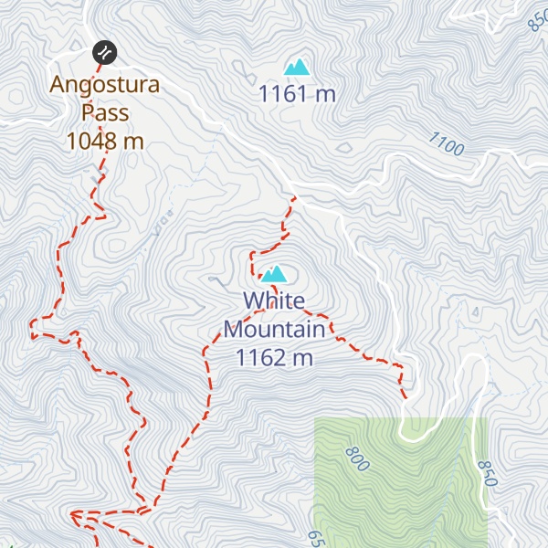 Map of White Mountain