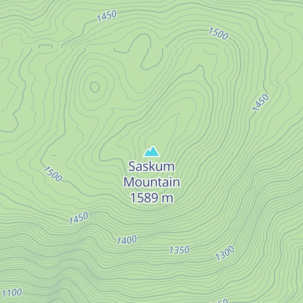 Map of Saskum Mountain