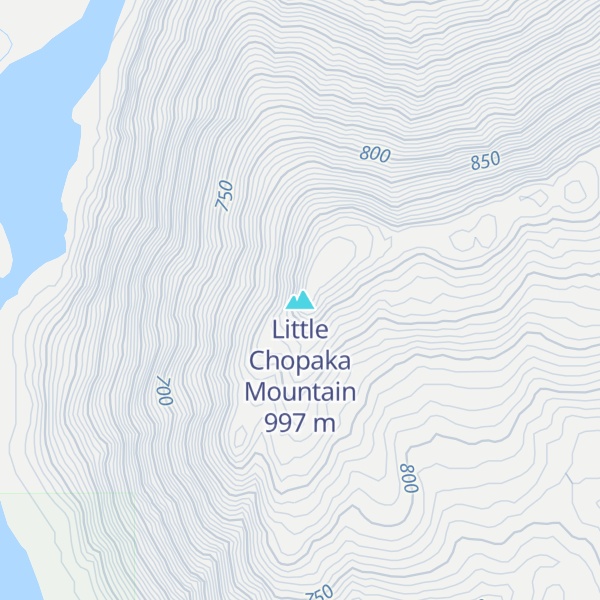 Map of Little Chopaka Mountain