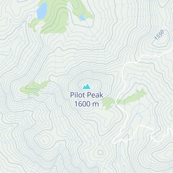 Map of Pilot Peak