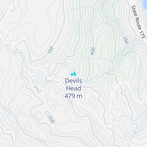 Map of Devils Head