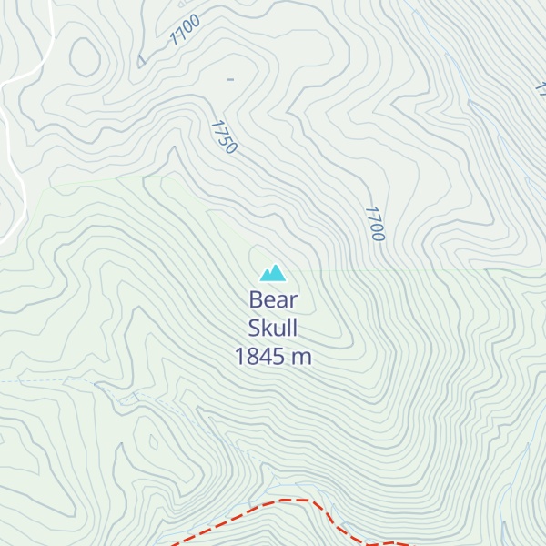 Map of Bear Skull