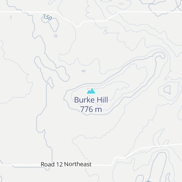 Map of Burke Hill