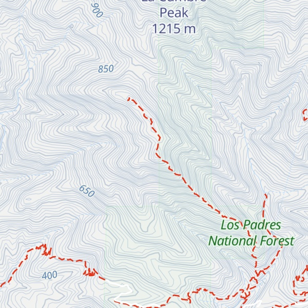 Map of Arlington Peak