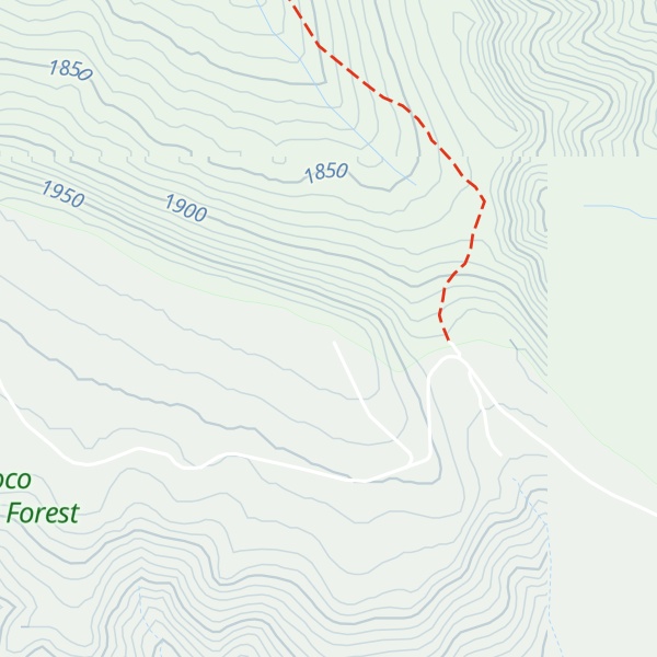 Map of Wolf Mountain