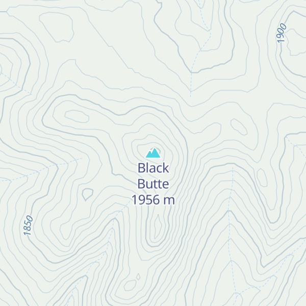 Map of Black Butte
