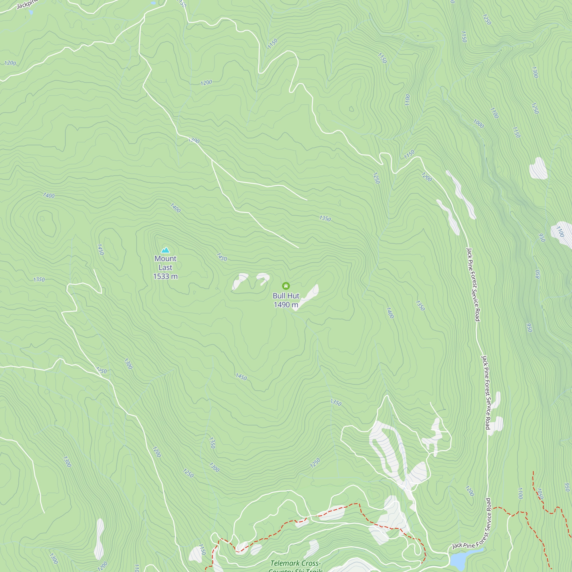 Bull Hut map
