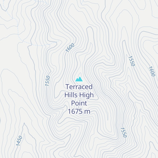Map of Terraced Hills High Point