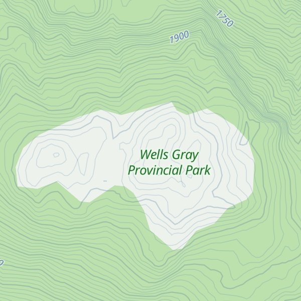 Map of Central Mountain
