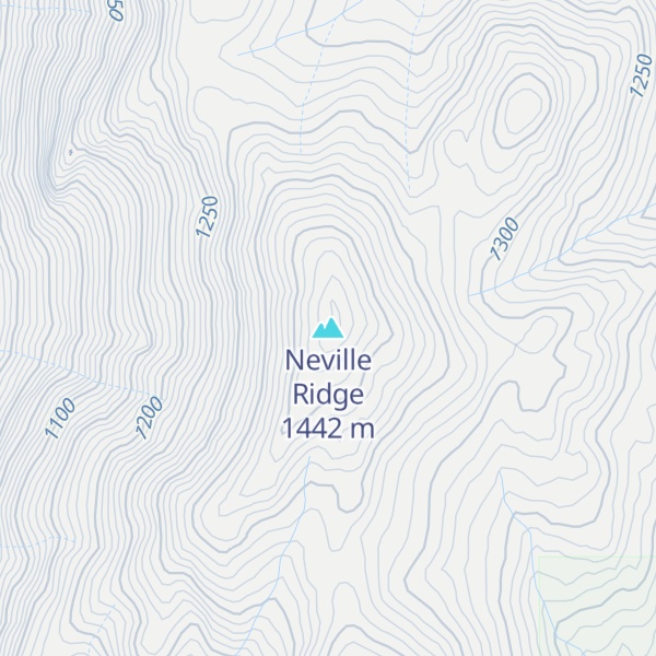 Map of Neville Ridge