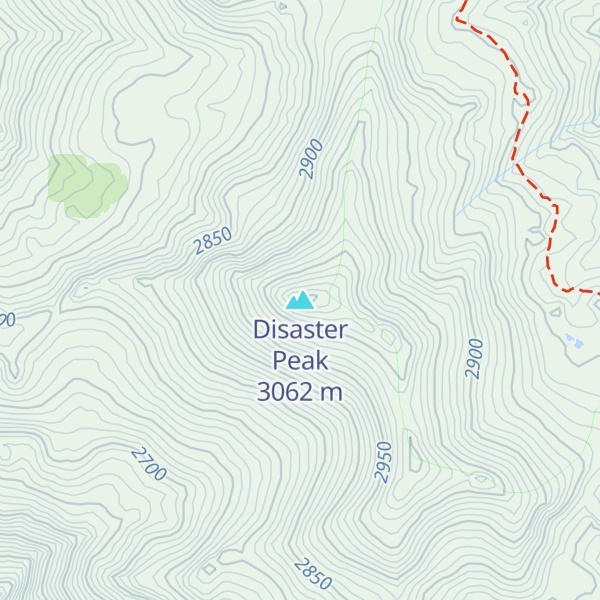 Map of Disaster Peak