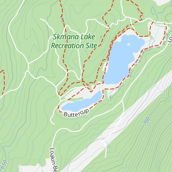 Map of Skmana Nordic Hut