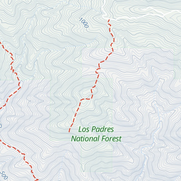 Map of Barger Peak