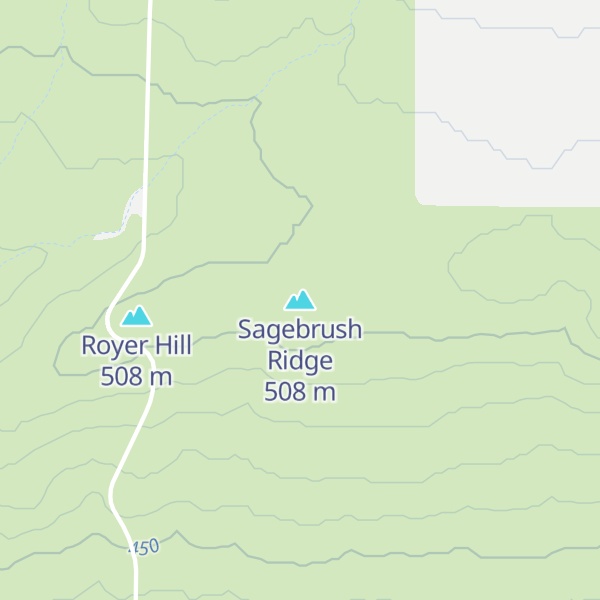 Map of Sagebrush Ridge