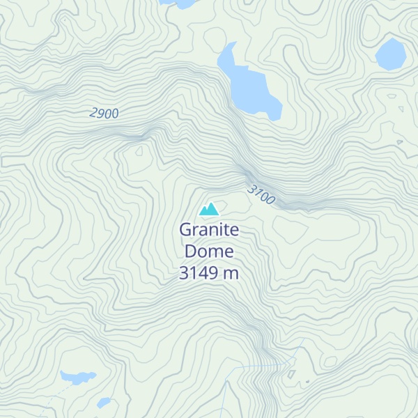 Map of Granite Dome