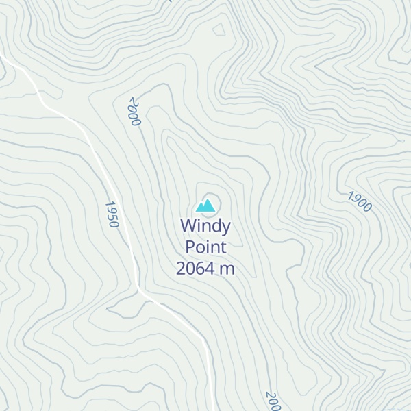 Map of Windy Point