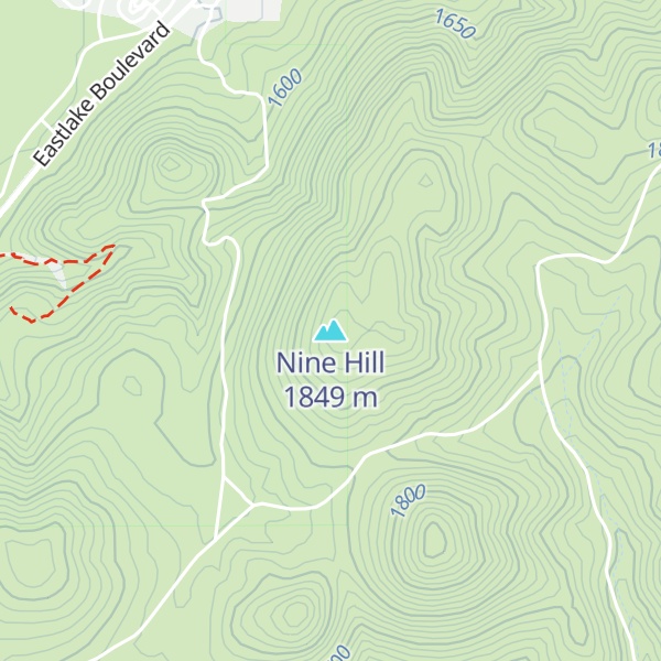 Map of Nine Hill