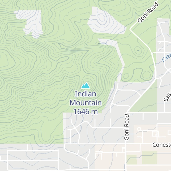 Map of Indian Mountain
