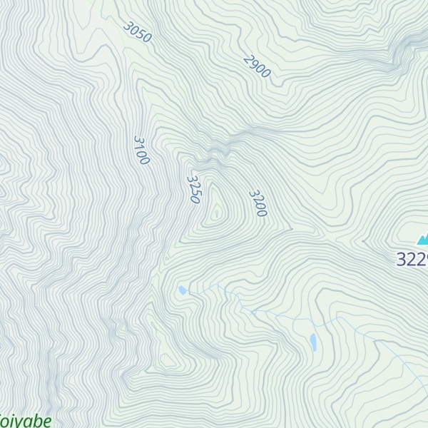 Map of Highland Peak