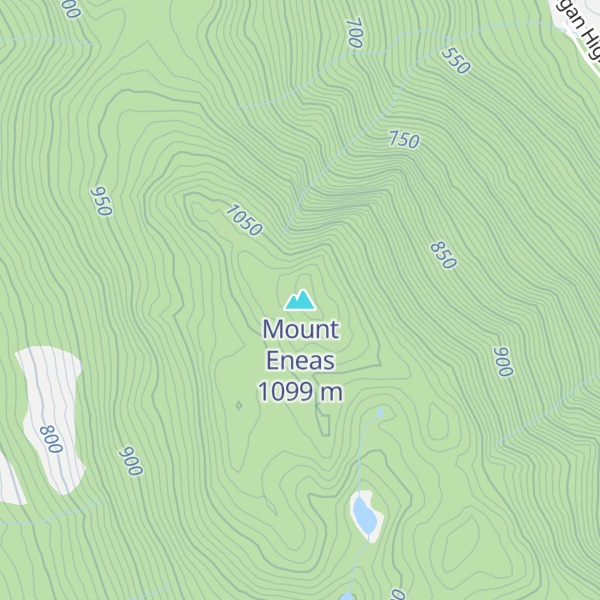 Map of Mount Eneas
