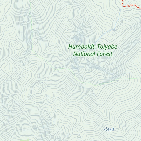 Map of Arnot Peak