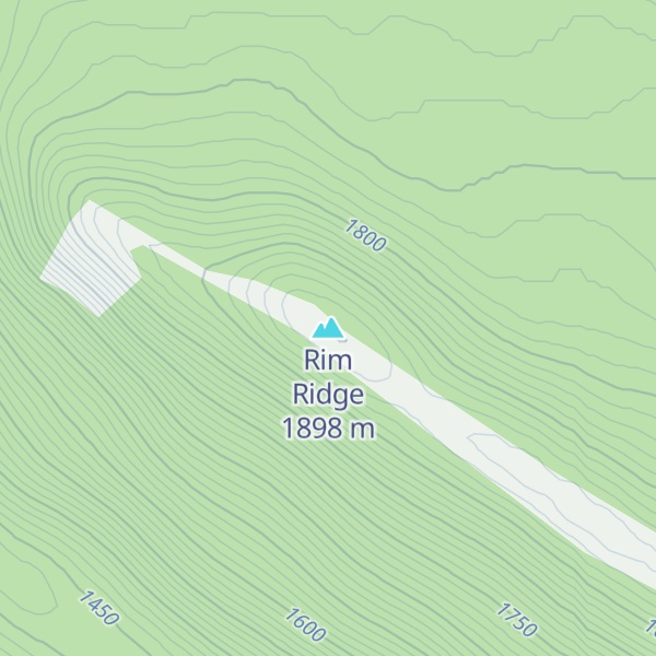 Map of Rim Ridge
