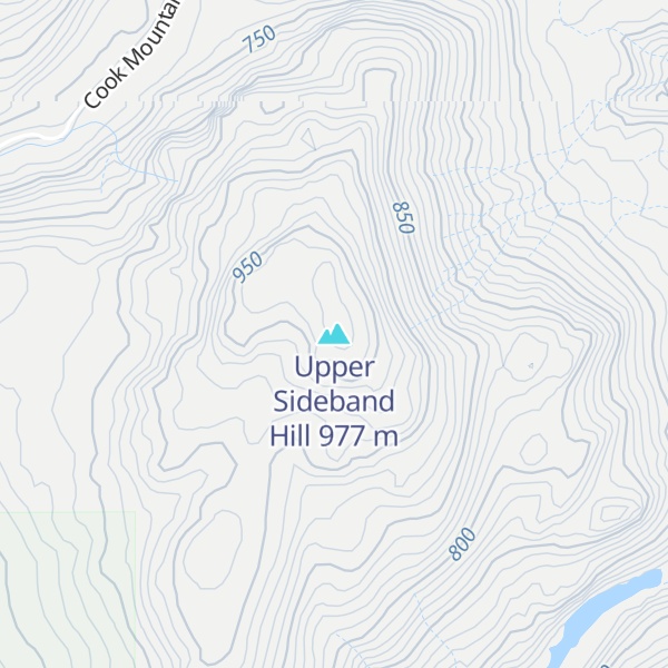 Map of Upper Sideband Hill