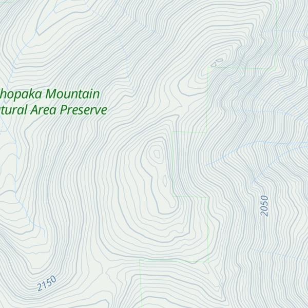 Map of Hurley Peak