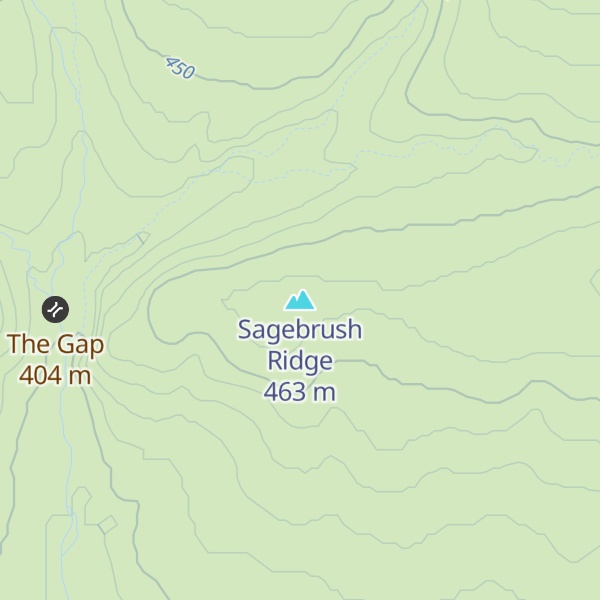 Map of Sagebrush Ridge