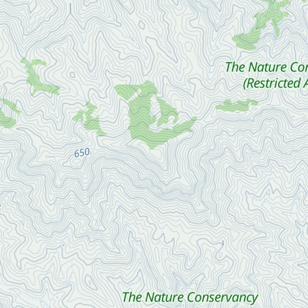 Map of Devil's Peak