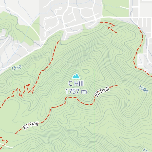 Map of C Hill