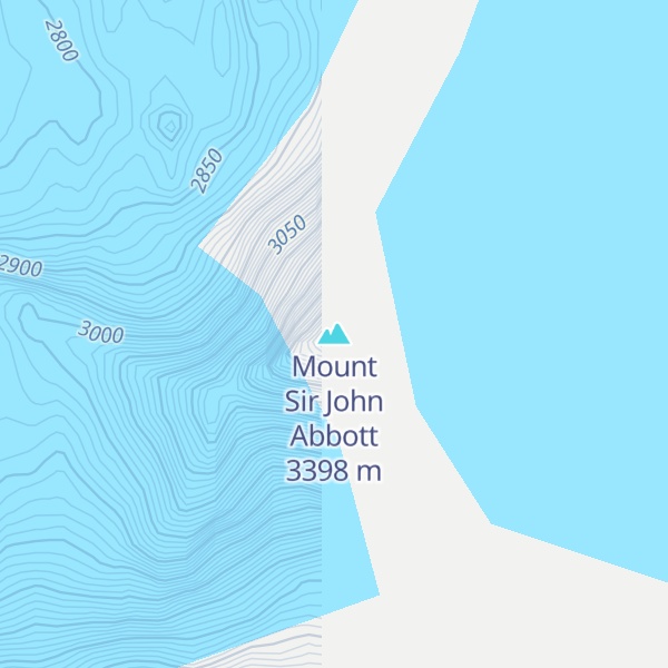 Map of Mount Sir John Abbott