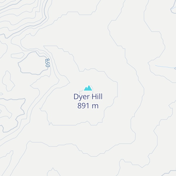 Map of Dyer Hill