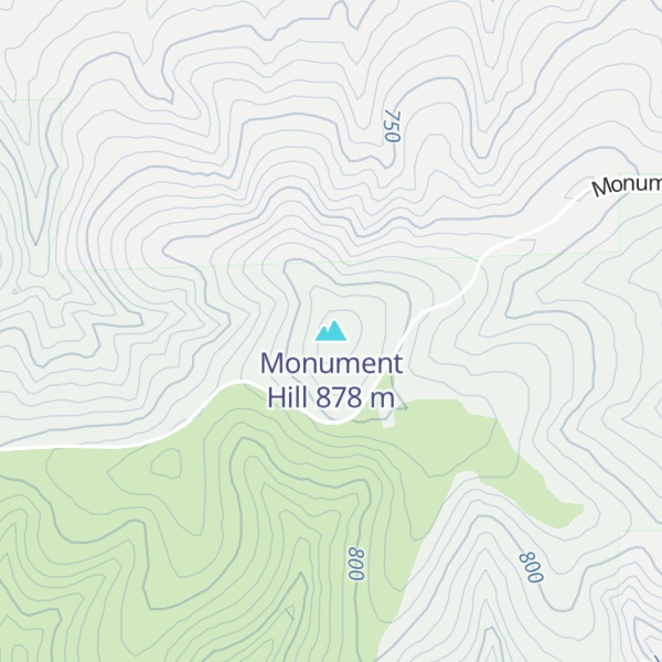 Map of Monument Hill