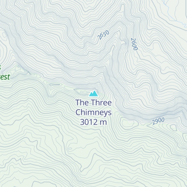 Map of The Three Chimneys