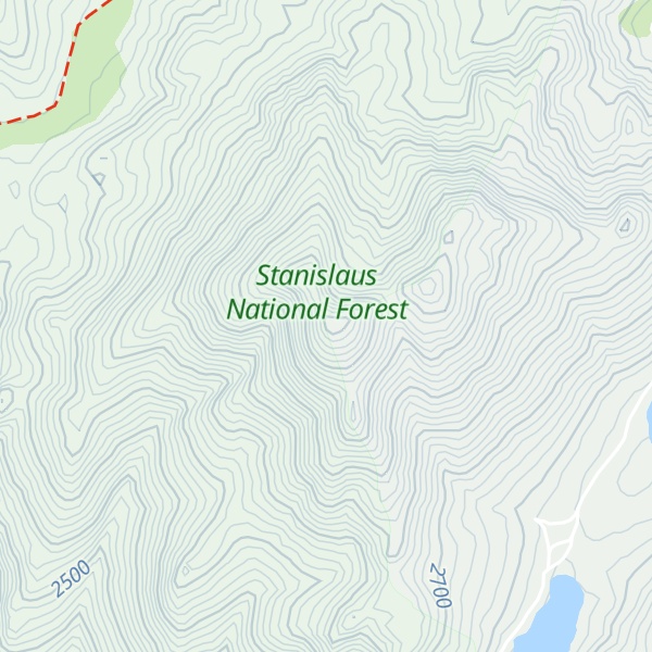 Map of Folger Peak