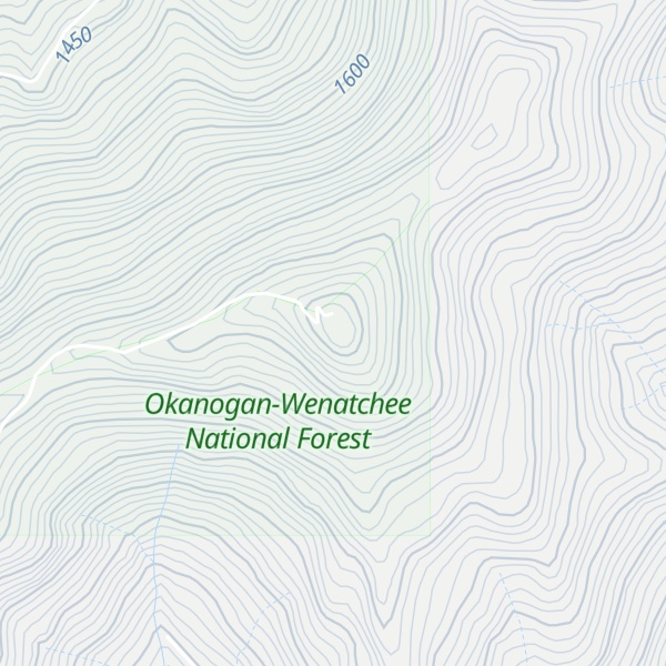 Map of Buck Mountain