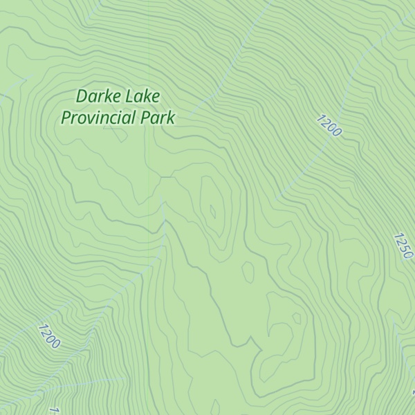 Map of Mount Acland