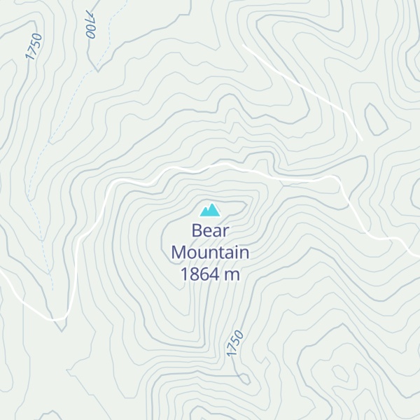Map of Bear Mountain