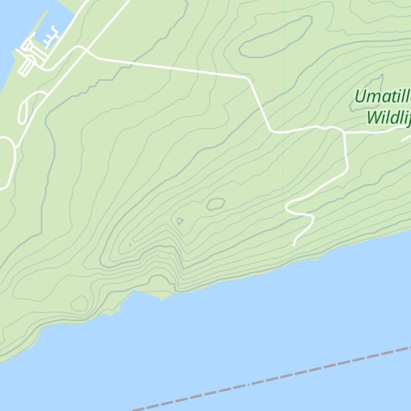 Map of Crow Butte