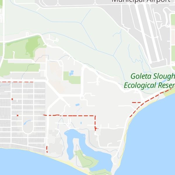 Map of UCSB Visitor Center