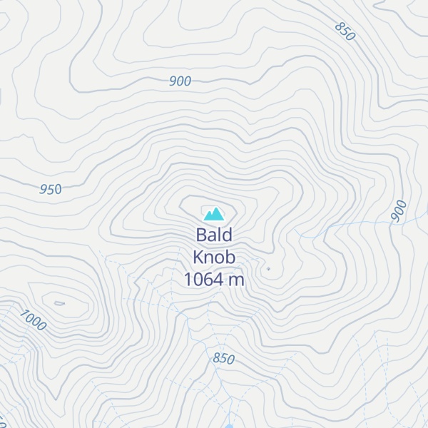 Map of Bald Knob