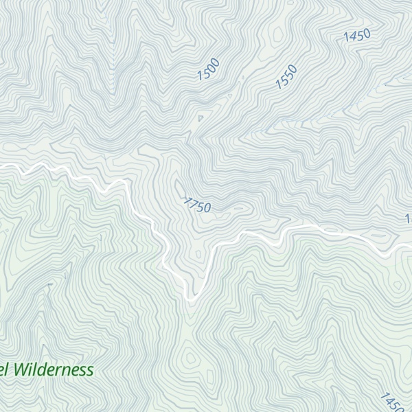 Map of Peak Mountain