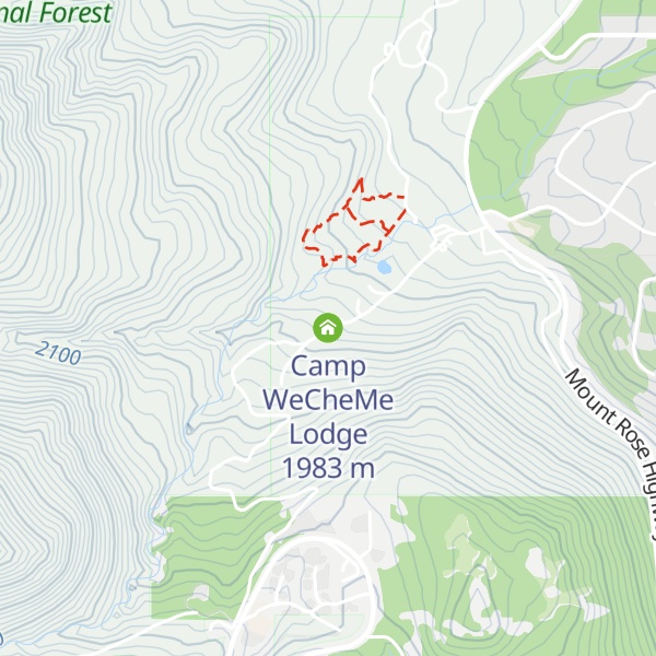 Map of Camp WeCheMe Lodge