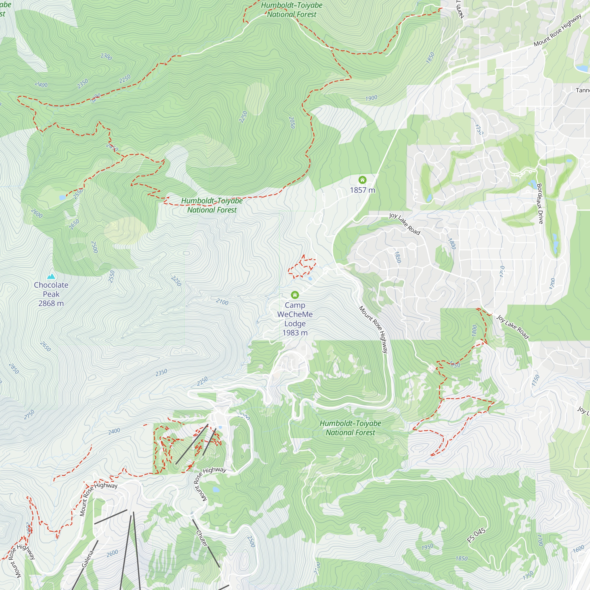 Camp WeCheMe Lodge map